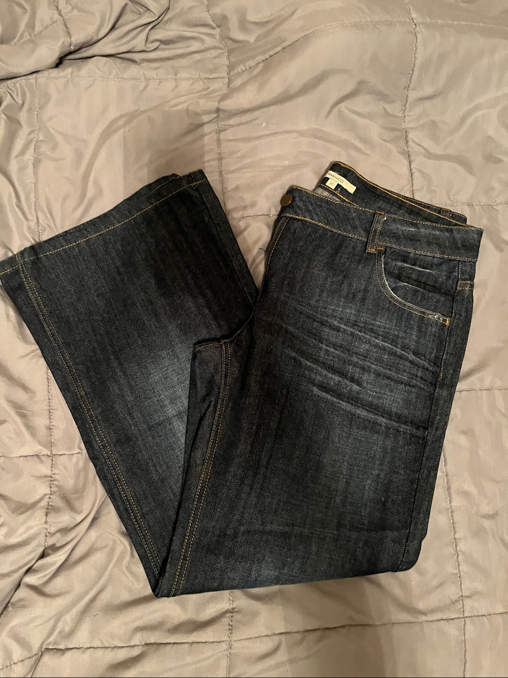 RW&CO. Dark Blue Women’s Straight Jeans